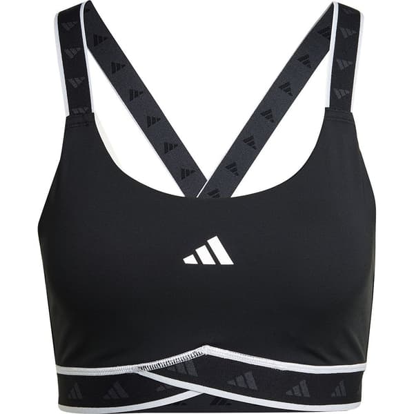 Adidas Urheiluliivit Powerimpact Medium-support Techfit Musta S / DD Nainen