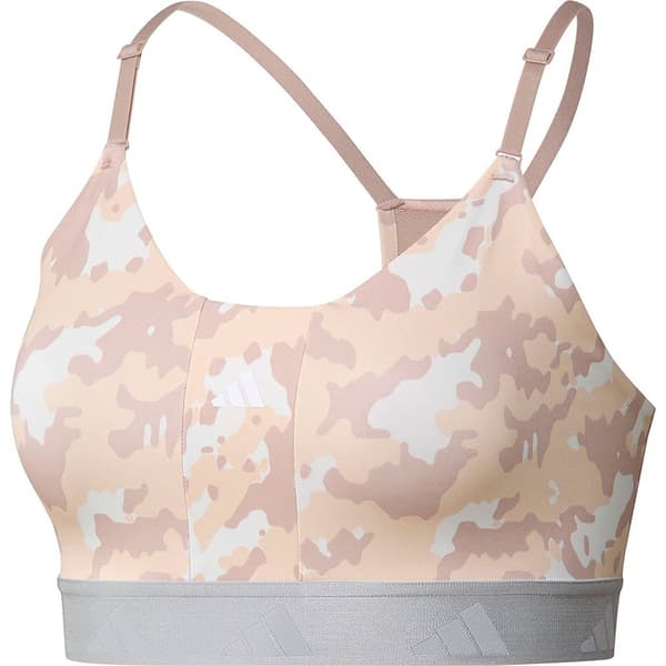 Adidas Sport Top Aer Ls Tf Aop Beige L / AC Kvinna