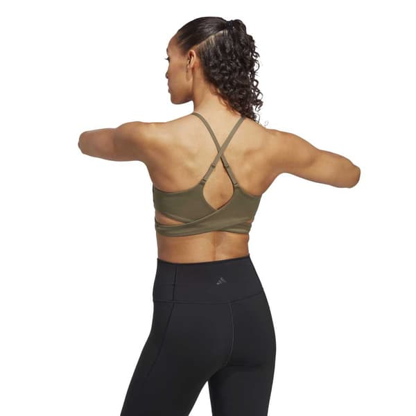 Adidas Urheilu Toppi Yoga St Ls Ll Vihreä XS / AC Nainen