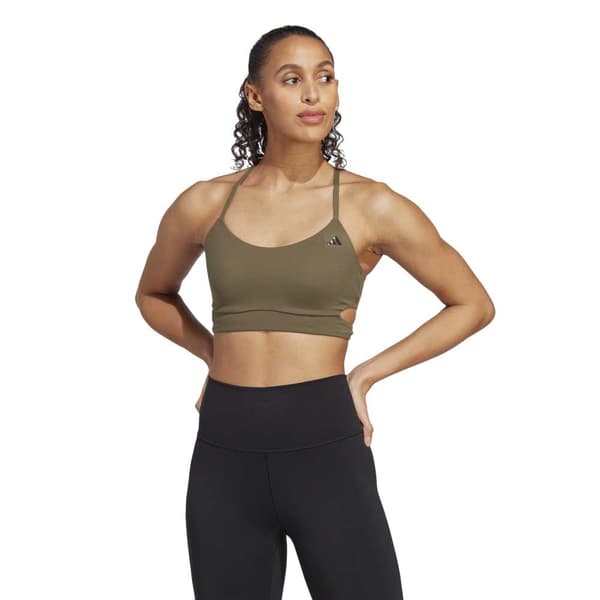 Adidas Urheilu Toppi Yoga St Ls Ll Vihreä XS / AC Nainen