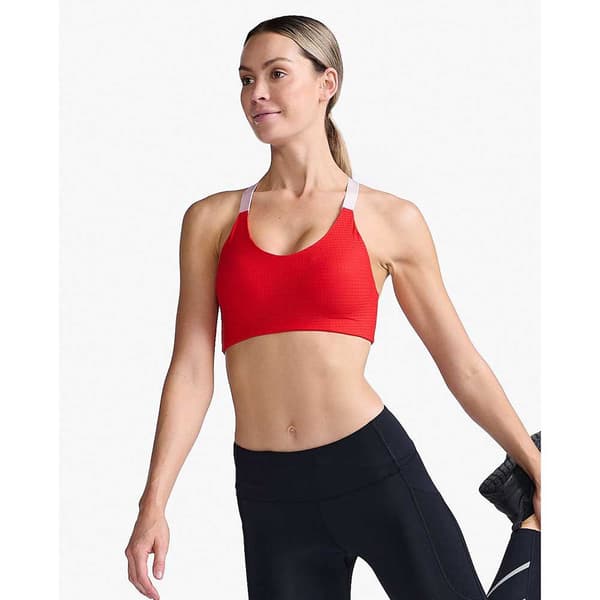 2xu Sports-bh Medium Support Aero Rød XL Kvinde