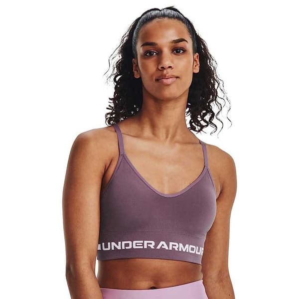 Under Armour Sport Lav Støtte Sømløs Top Lilla XS Kvinde