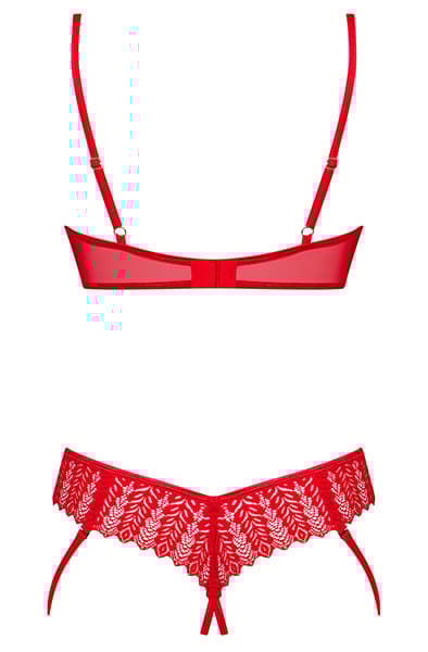 Obsessive Ingridia 2-pcs Crotchless Set