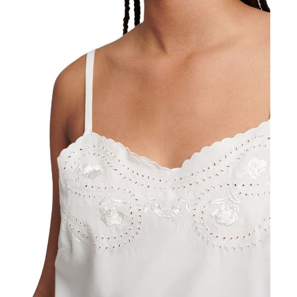 Superdry Topp Studios Upspec Cami Vit M Kvinna