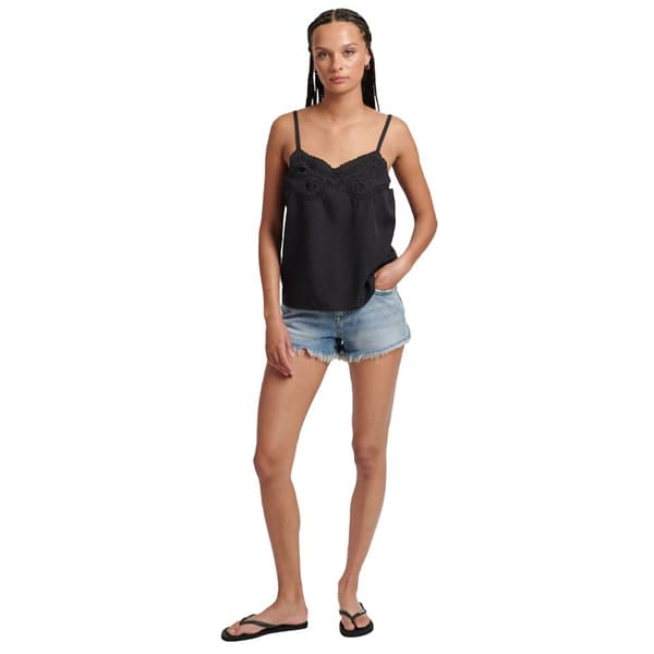 Superdry Top Studios Upspec Cami Sort XS Kvinde