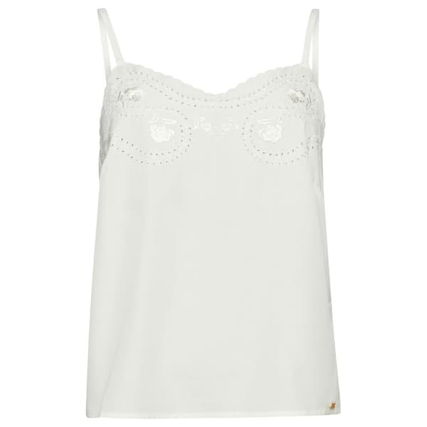 Superdry Topp Studios Upspec Cami Vit L Kvinna