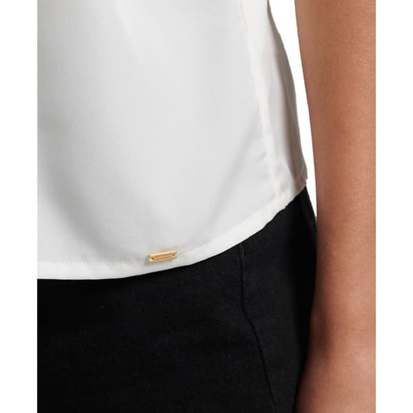 Superdry Topp Studios Upspec Cami Vit L Kvinna