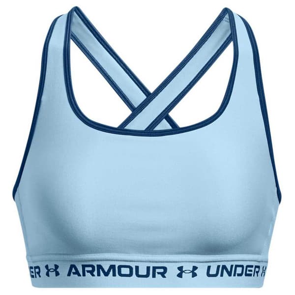 Under Armour Sport Top Medium Support Crossback Blå L Kvinna