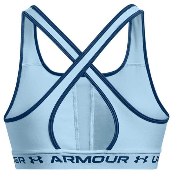 Under Armour Sport Top Medium Support Crossback Blå L Kvinna
