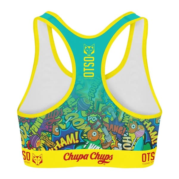 Otso Sport Top Chupa Chups Comic Grönt L Kvinna