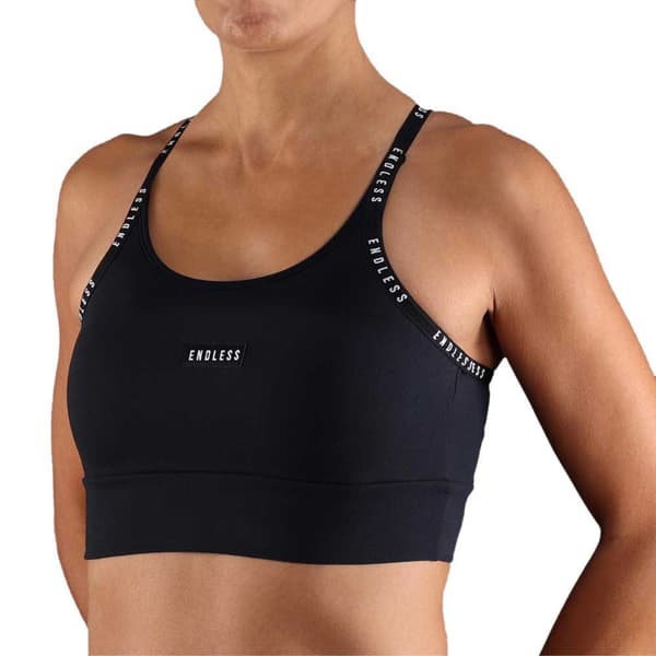 Endless Sport Top Ash Svart S Kvinna