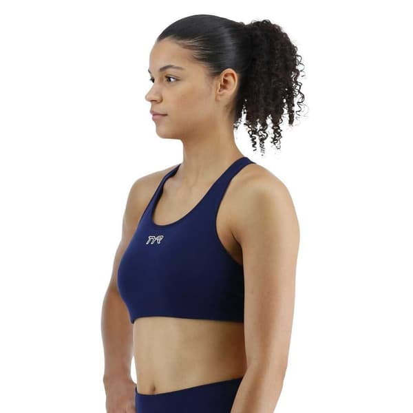 Tyr Sports Top Joule Elite Classic Solid Blå S Kvinde