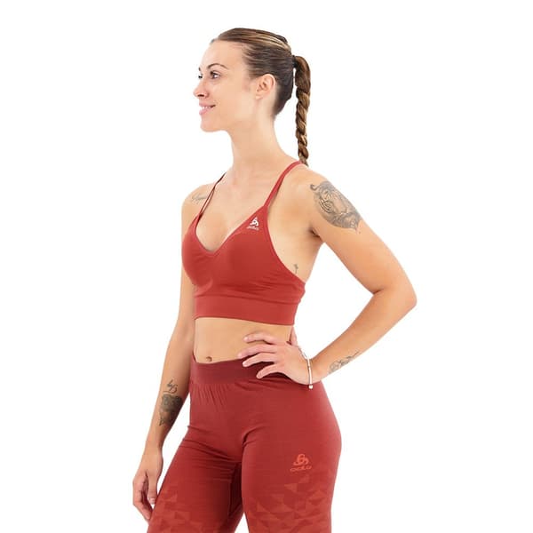 Odlo Polstret Sports-bh Seamless Soft 2.0 Orange XS Kvinde