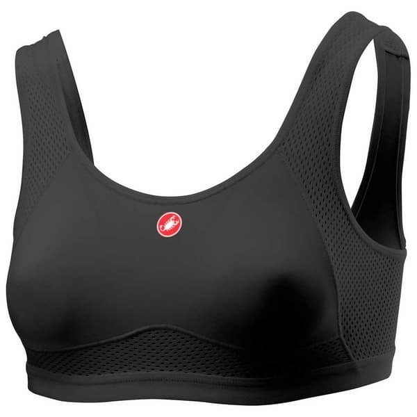 Castelli Sport-bh Rosso Corsa Svart S Kvinna
