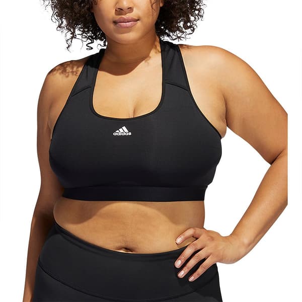 Adidas Stor Sport-bh Power Ms Ps Svart 1X Kvinna