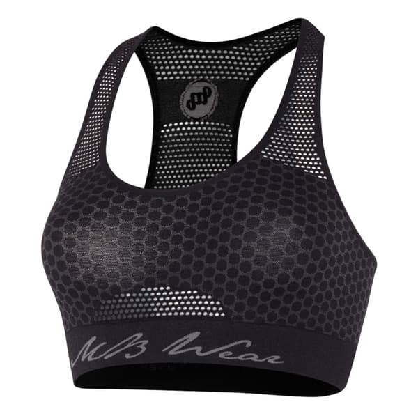 Mb Wear Sports-bh Top Sort M-L Kvinde