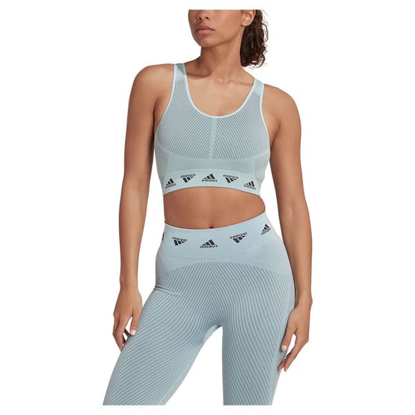 Adidas Sports-bh Aeroknit Light-support Blå S Kvinde