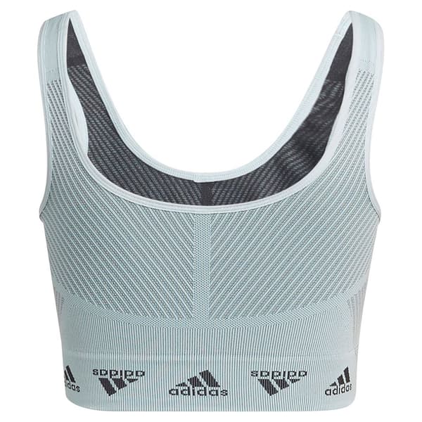 Adidas Sport-bh Aeroknit Light-support Blå M Kvinna