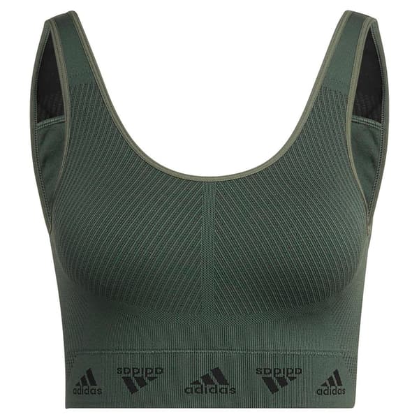 Adidas Urheiluliivit Aeroknit Light-support Vihreä M Nainen