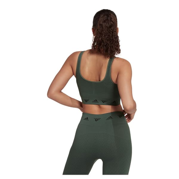Adidas Urheiluliivit Aeroknit Light-support Vihreä M Nainen