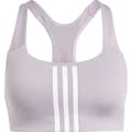 Miniatyrbillede 1 af 4: Adidas Stripes Sports Bh Medium Support Powerimpact 3 Lilla M / AB Kvinde