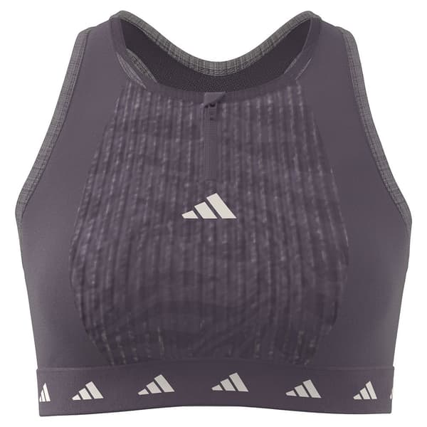 Adidas Sports-bh Medium Support Powerimpact Tf Aop Grå XL / AB Kvinde