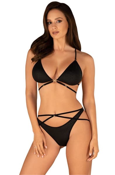 Obsessive Cobra Nive 2-pcs Set Black