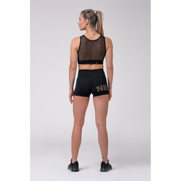 Nebbia Sports-bh Intense Gold Mesh Sort M Kvinde