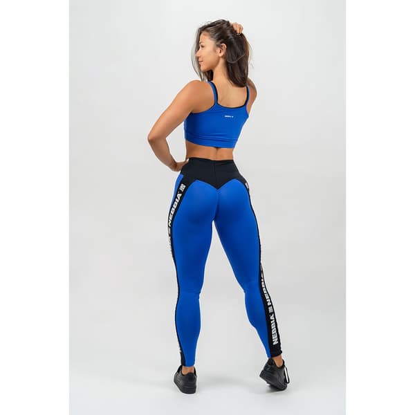 Nebbia Sports Top Lav Støtte Double Layer Flex Blå S Kvinde