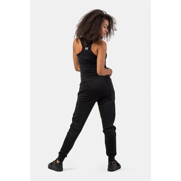 Nebbia Sports Top Sporty Slim-fit Crop 422 Sort L Kvinde
