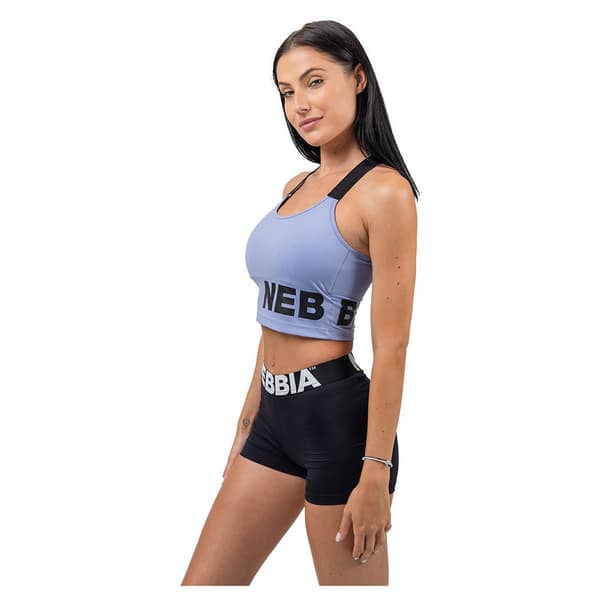 Nebbia Sports Top Høj Support Padded High-impact Gym Time Lilla M Kvinde