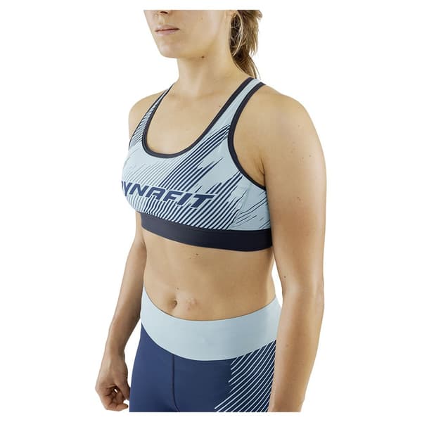 Dynafit Sport-bh Alpine Graphic Blå XS Kvinna
