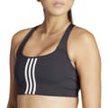 Miniatyrbild 2 av 4: Adidas Stripes Sport-bh Medium Support Powerimpact 3 Svart XS / AB Kvinna