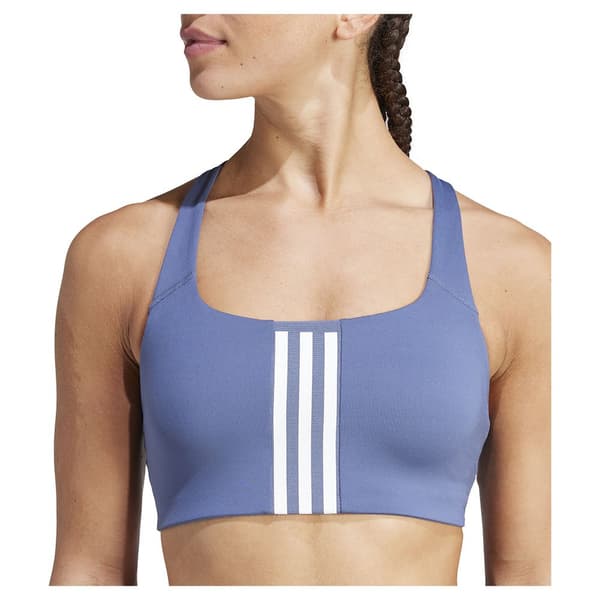 Adidas Stripes Sports Bh Medium Support Powerimpact 3  XS / AB Kvinde
