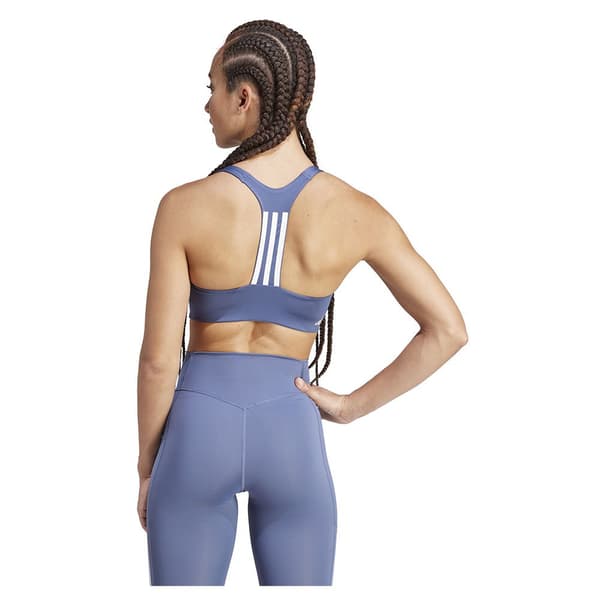 Adidas Stripes Sports Bh Medium Support Powerimpact 3  XS / AB Kvinde