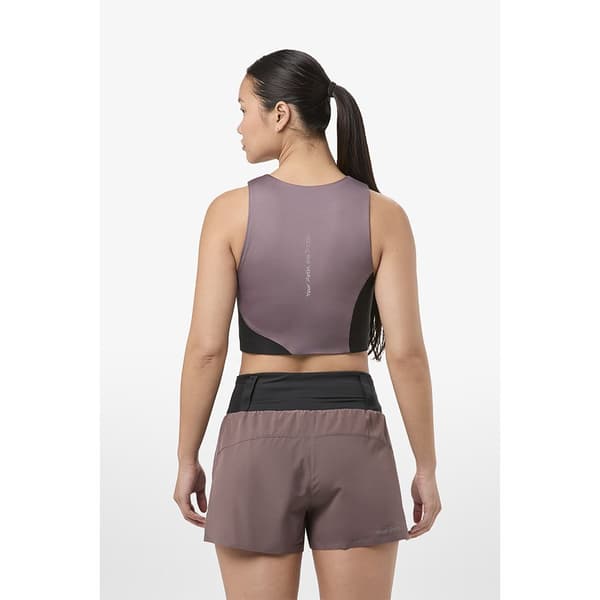 Nnormal Sports Top Trail Cropped Rosa XS Kvinde
