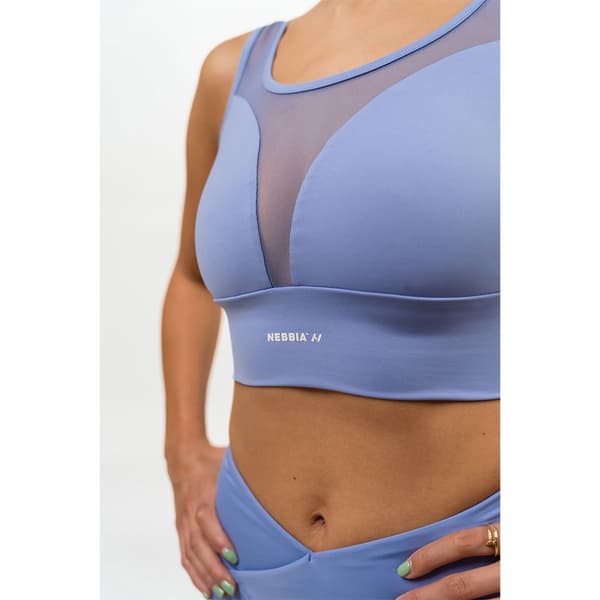Nebbia Sport Top Medium Support Mesh Performance  L Kvinna
