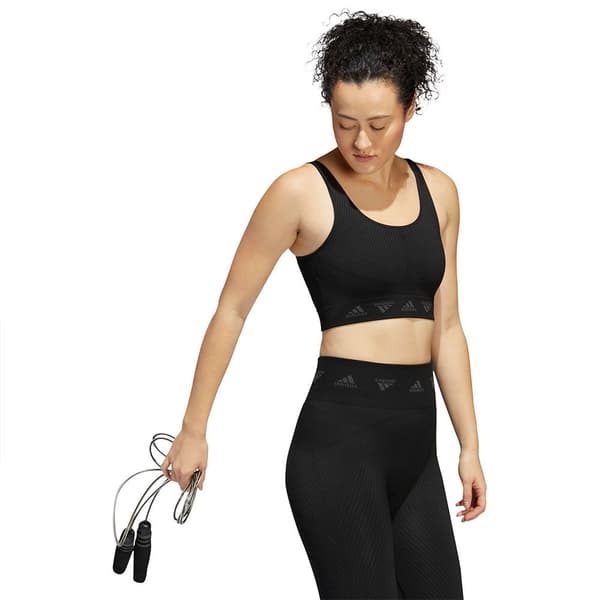 Adidas Sports -bh Aeroknit Sort XS Kvinde