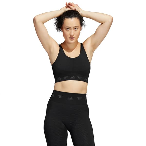 Adidas Sports -bh Aeroknit Sort XS Kvinde