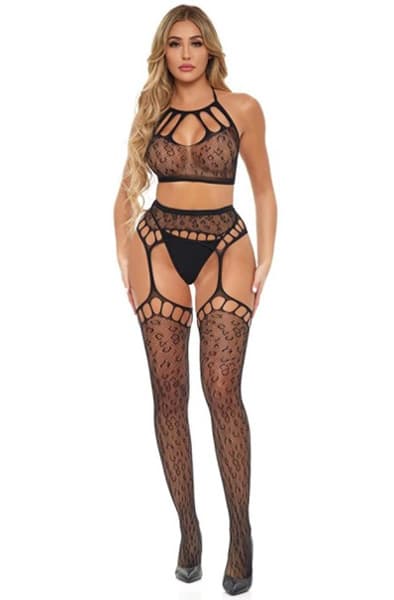 Rant With It 2-pcs Bra Set Black seksikkäät alusvaatteet