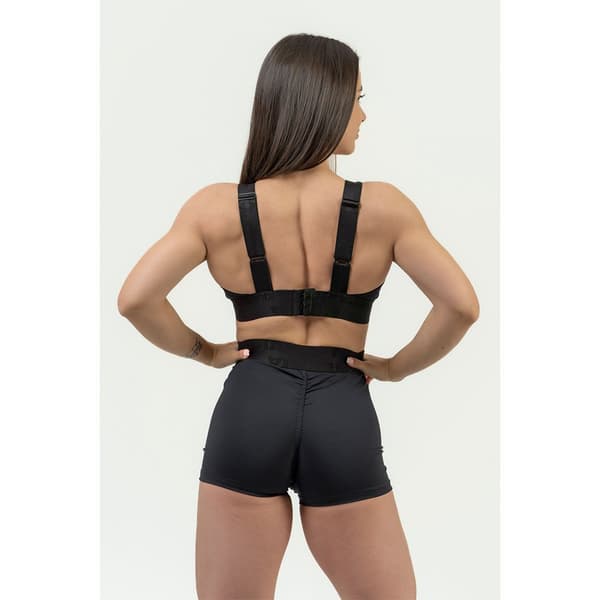 Nebbia Sports Top Høj Support Padded Intense Iconic Sort XS Kvinde
