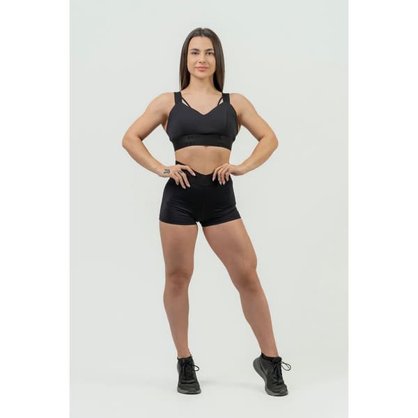 Nebbia Sports Top Høj Support Padded Intense Iconic Sort XS Kvinde
