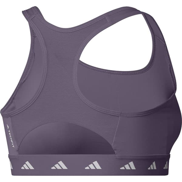 Adidas Sport-bh Medium Support Powerreact Techfit Lila XS / AC Kvinna