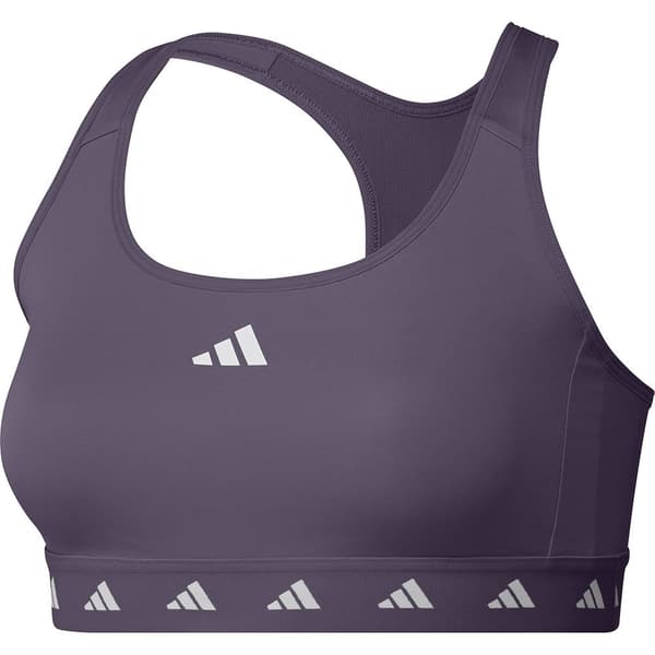 Adidas Sport-bh Medium Support Powerreact Techfit Lila XS / AC Kvinna