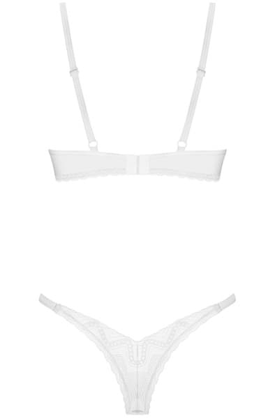 Obsessive Alissium 2-pcs Set White BH & BH-sett