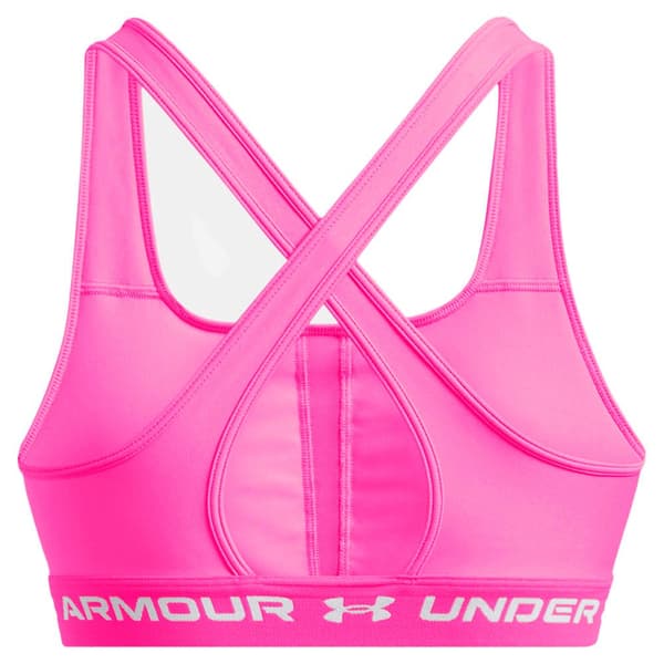 Under Armour Crossback Sports-bh Medium Støtte Rosa XS Kvinde