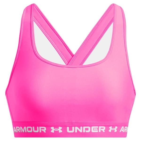 Under Armour Crossback Sports-bh Medium Støtte Rosa XS Kvinde