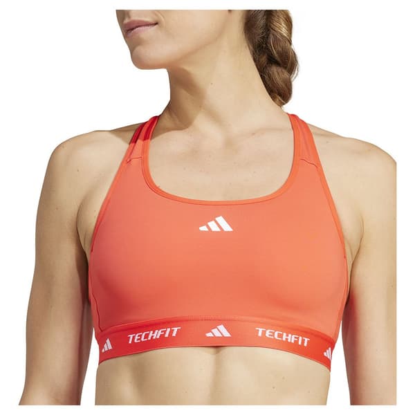 Adidas Techfit Medium Sports-bh Med Medium Støtte  L / CD Kvinde