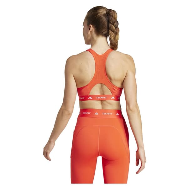 Adidas Techfit Medium Sports-bh Med Medium Støtte  L / CD Kvinde