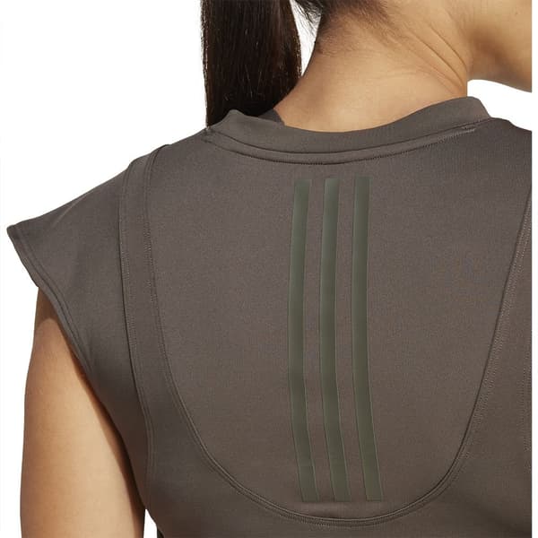 Adidas Power Boxy French Terry 3 Stripes Tanktop  L Kvinde